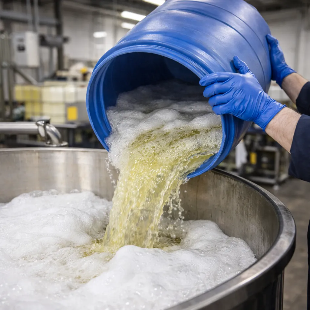 Antiespumante para fermentação industrial
