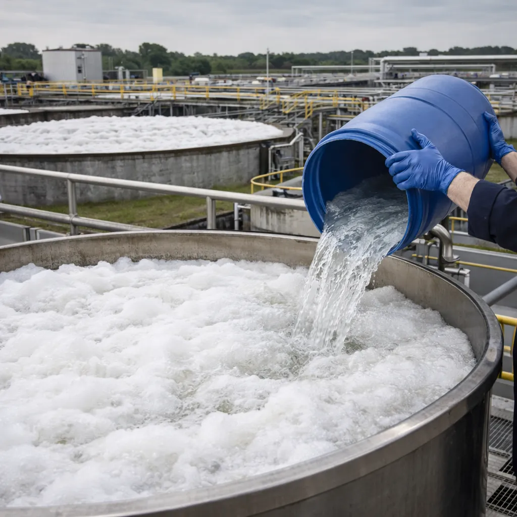 Antiespumante para lodo ativado