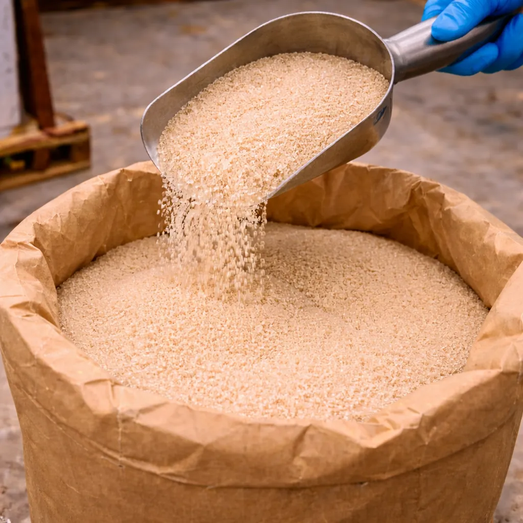 Areia de sílica para filtração