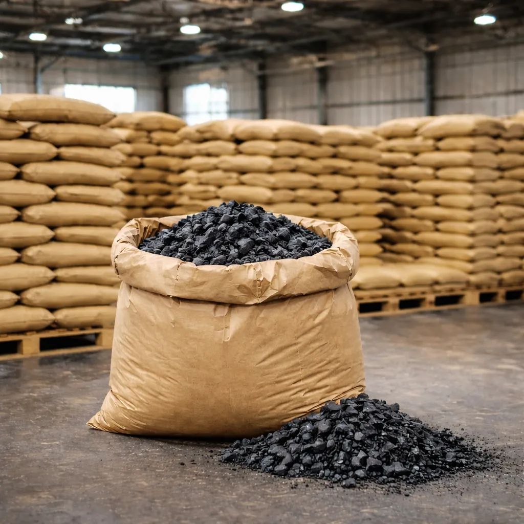 Carvão ativado para remoção de cor