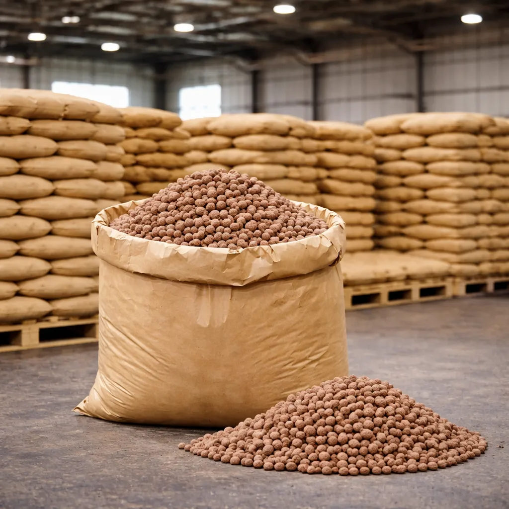 Esferas cerâmicas para filtração