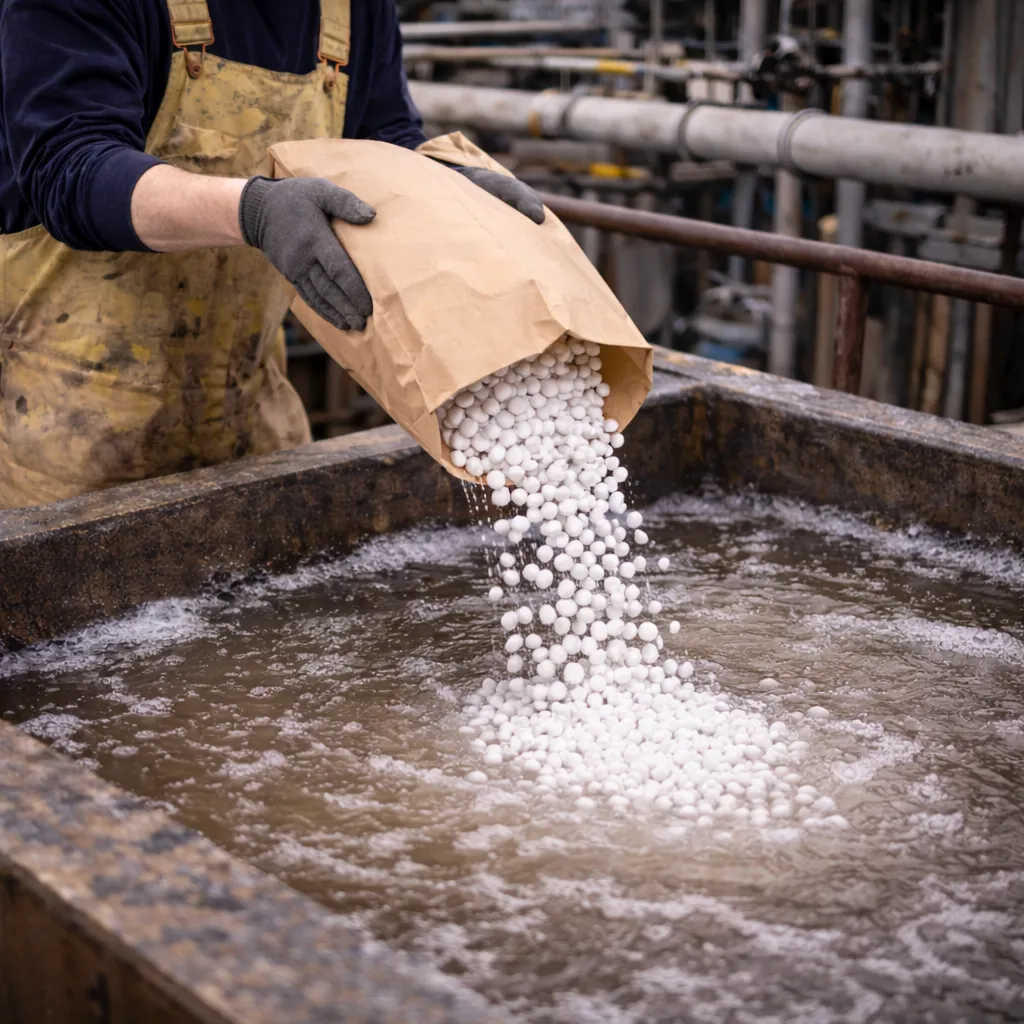 Floculante granulado