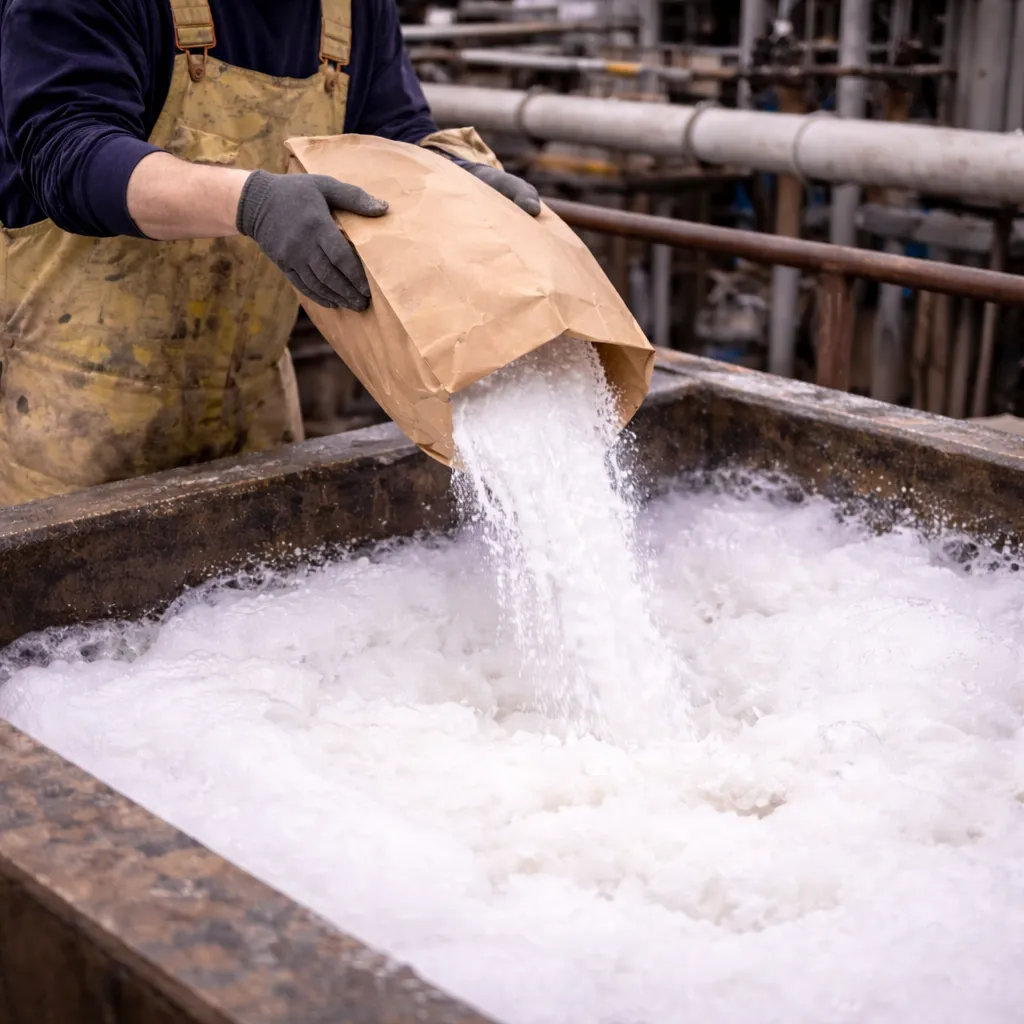 Floculante para flotação por ar dissolvido (DAF)