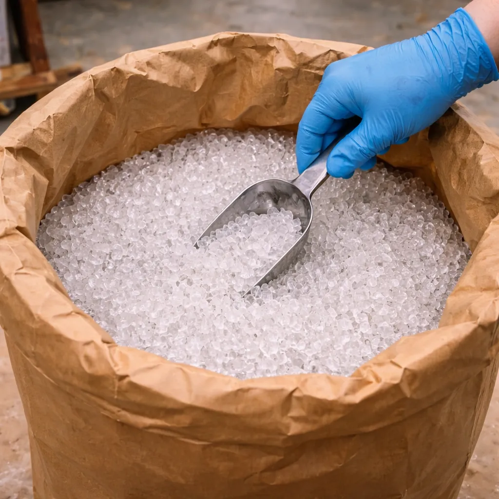 Silicato de sódio em pó